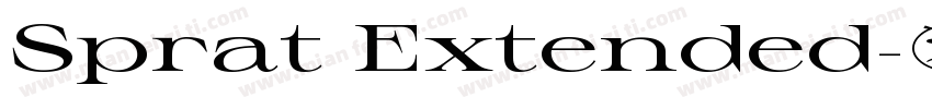 Sprat Extended字体转换